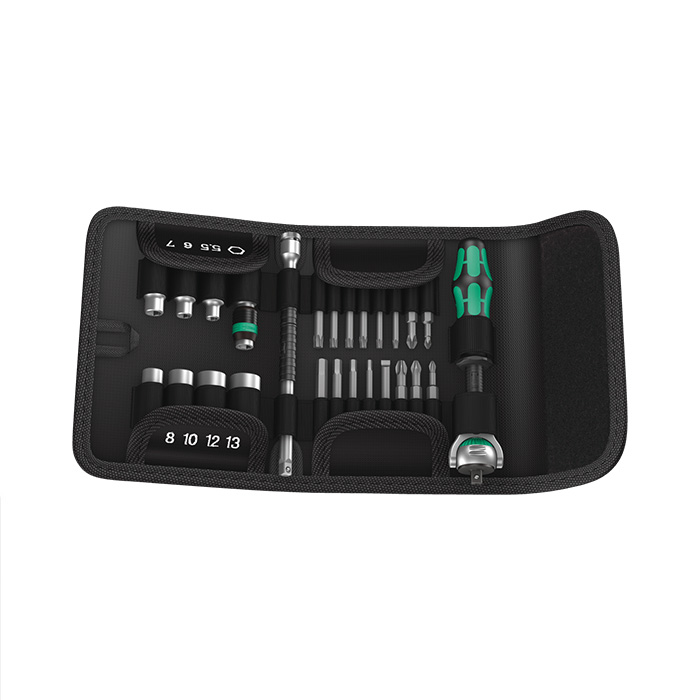 德國Wera頂級26件棘輪扳手組(工具袋式)