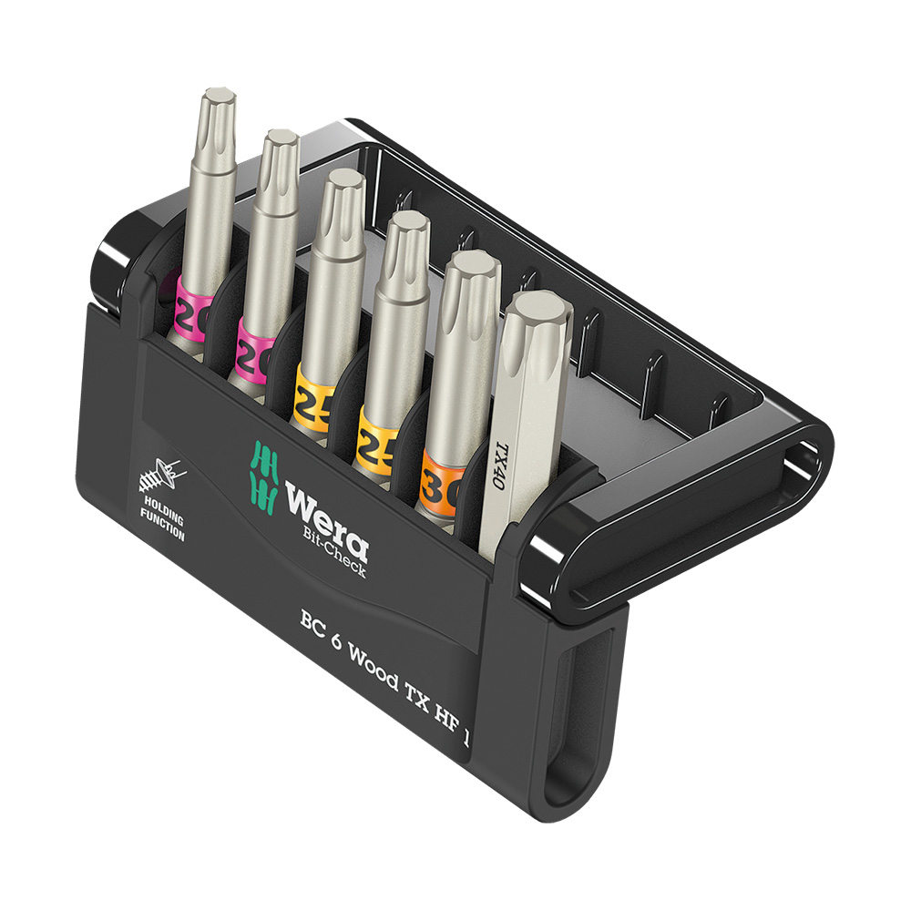 德國Wera星型HF彩⾊起⼦頭(6⽀組)