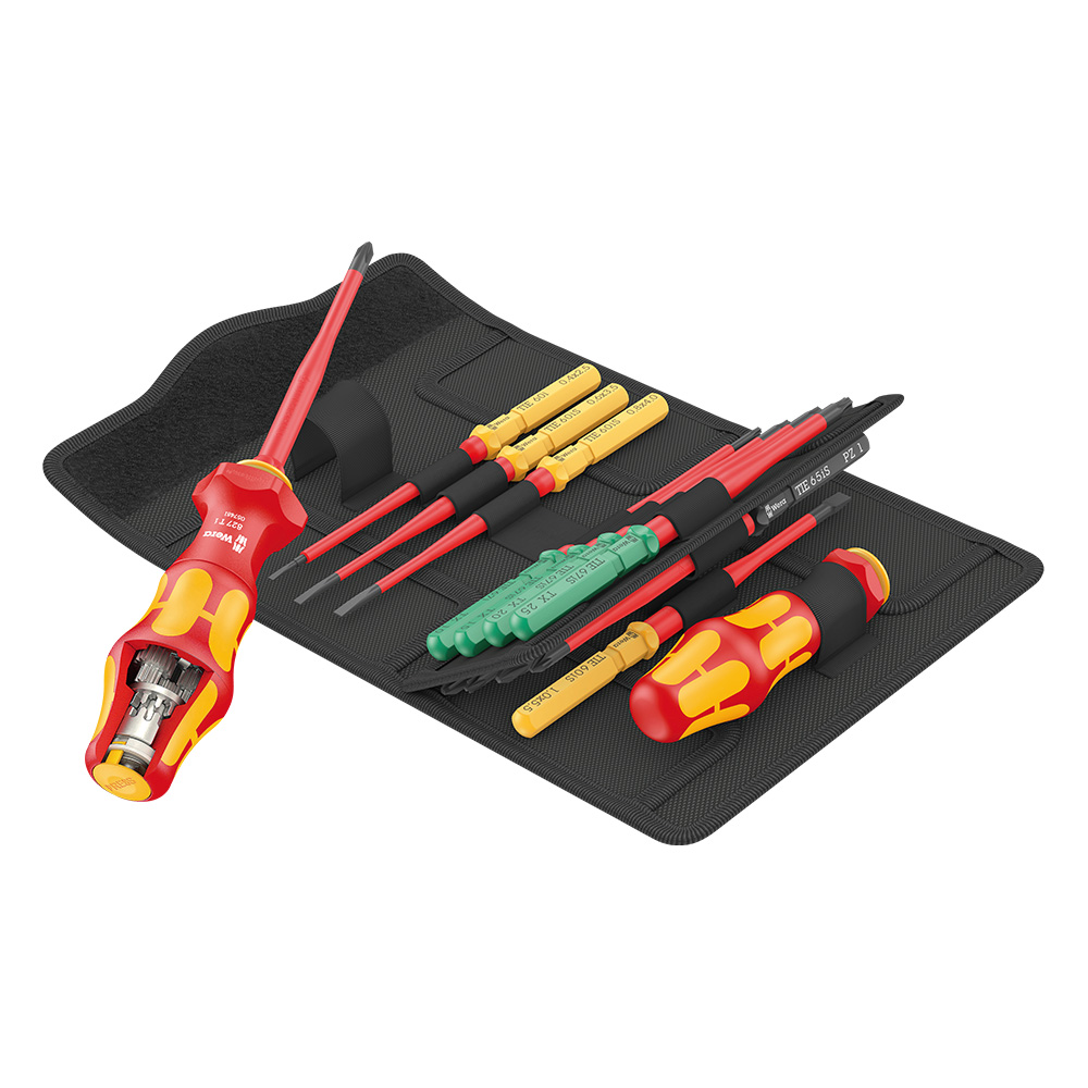 德國Wera TurboVDE絕緣起子16件組附帆布收納包