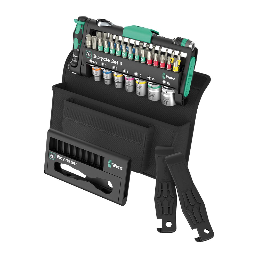 德國Wera棘輪扳⼿/套筒/起⼦頭鐵⾺⼯具組-帆布包