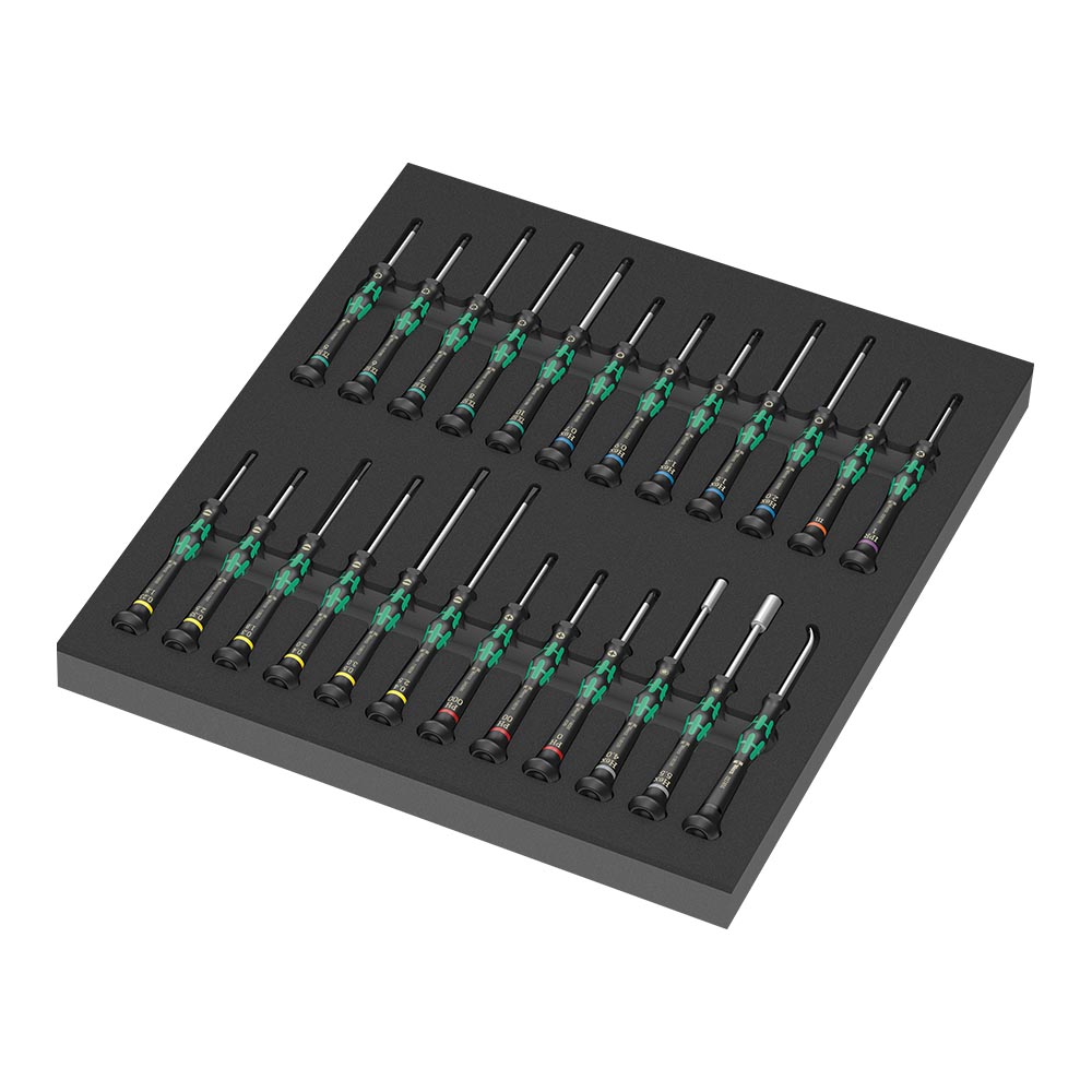 德國Wera工具車精密電子起子24件套組