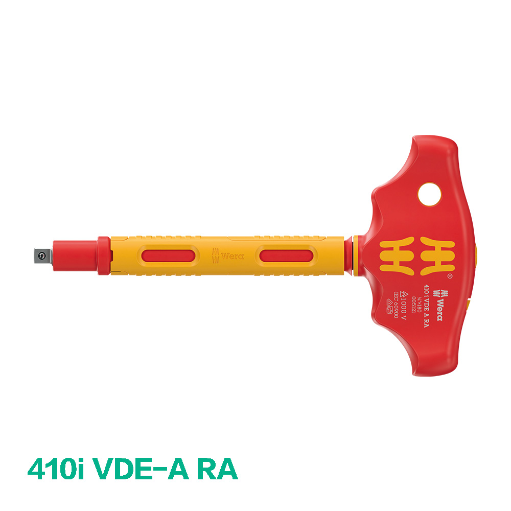 德國Wera絕緣T型棘輪扳⼿