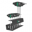 德國Wera T型HF星型扳手7支組附金屬置放架